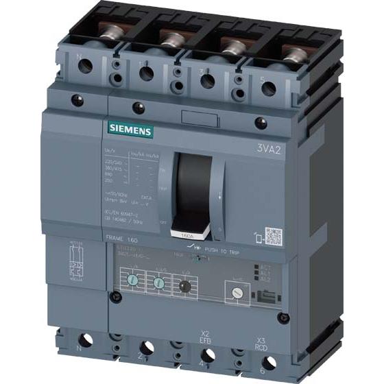 Siemens, Schutzschalter, Leistungsschalter 100A 4p 40-100A/In 3VA2110-0HL42-0AA0