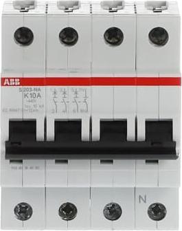 Actual product image ABB S203-K10NA Automatic circuit breaker K-Char., 6 2CDS253103R0427