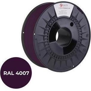 C-Tech Tisková struna (filament) PREMIUM LINE, PLA, purpurová fialková, RAL4007 (PLA, 1000 g) (3DF-P-PLA1.75-4007)