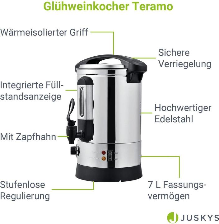 Produktbild Juskys Gluehweinkocher Teramo