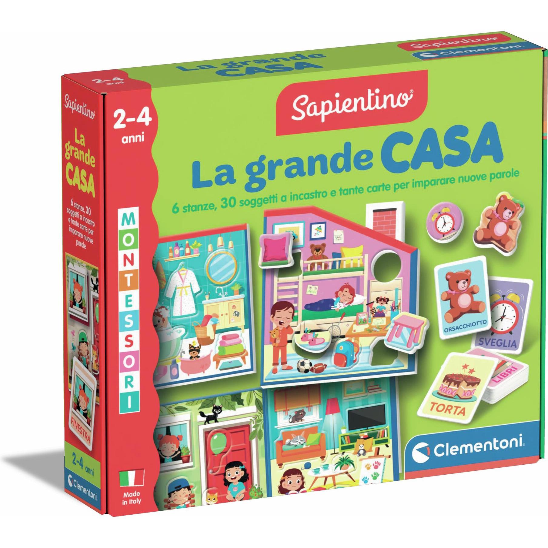 Clementoni Multicolore Montessori - La Grande Casa (Italiano, 2 - 4 Anni)