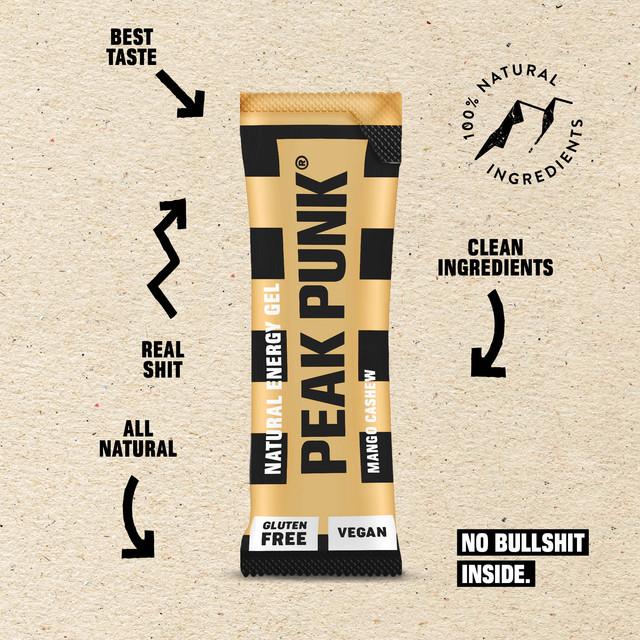 Image du produit Peak Punk Gel énergétique naturel (Mangue, 12 pcs, 300 g)