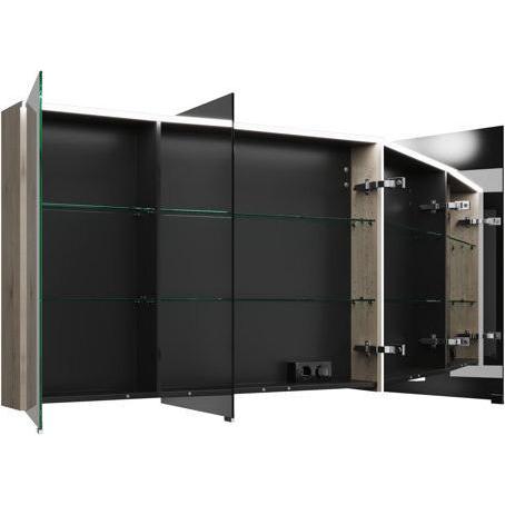 Thumbnail - burgbad, Spiegelschrank, Eqio Spiegelschrank mit horizontaler LED-Beleuchtung und Waschtischbeleuchtung, 3 Türen, mi
