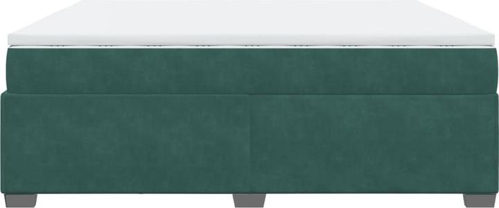 Actual product image vidaXL Bo x spring bed with mattress 200 x 200 cm velvet (200 x 200 cm)