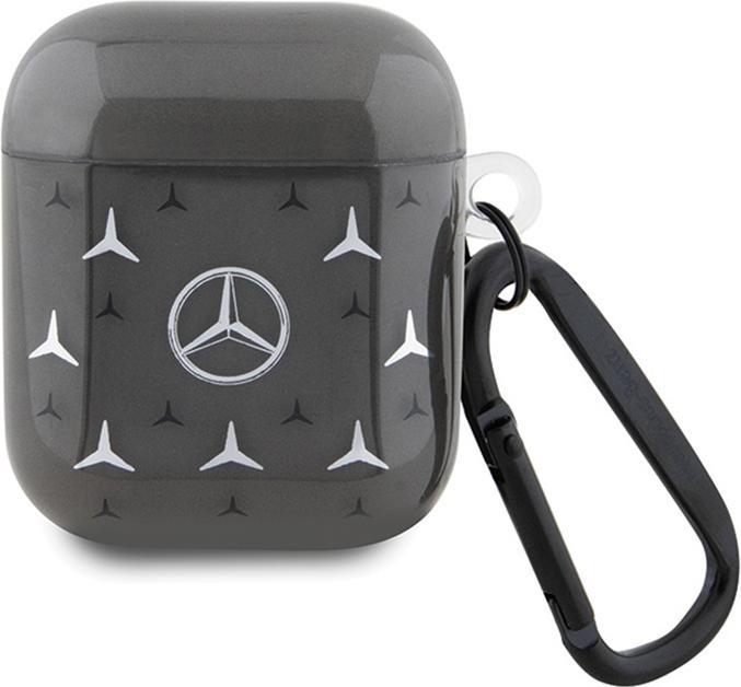 Immagine prodotto Mercedes-Benz Mercedes MEA28DPMGS AirPods 1/2 cover czarny/nero Large Star Pattern (Manicotto per cuffie)