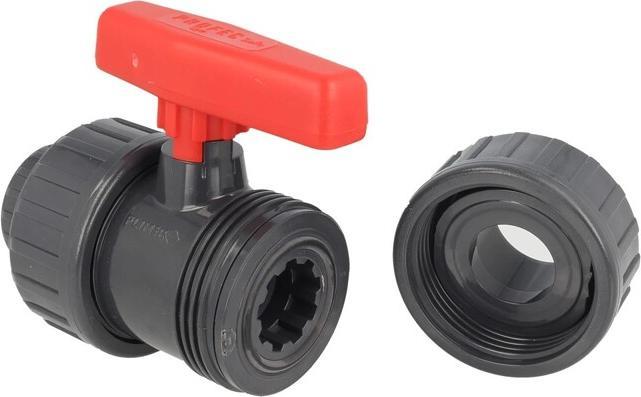 Actual product image Profec PVC ball valve PN 10 adhesive socket 90mm