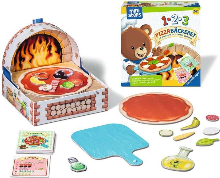 Produktbild Ravensburger 1,2,3 Pizzabäckerei (Deutsch, Französisch, Italienisch)