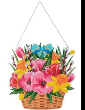 Immagine prodotto Craft Buddy Primavera, 30x30cm cesto d'arte appeso