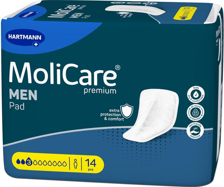 Image du produit MoliCare Premium MEN PAD 3 gouttes (14 pcs) (14 x, 3)