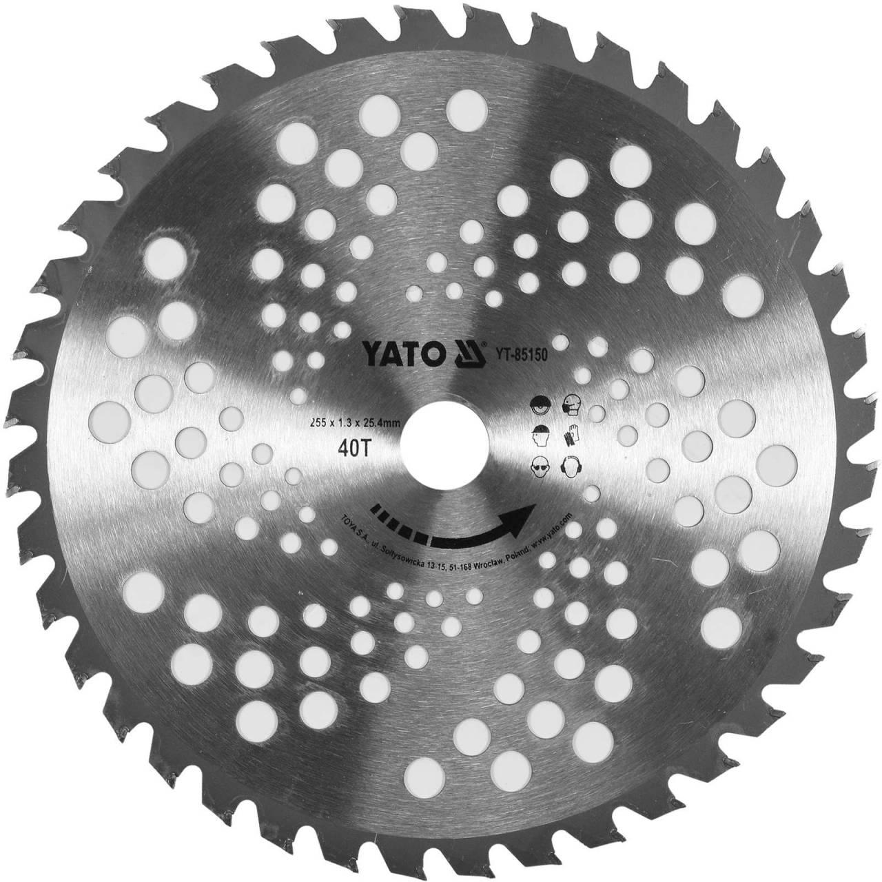 Yato, Sägeblatt, Profi Sägeblatt für Motorsense 255 mm YT-85150