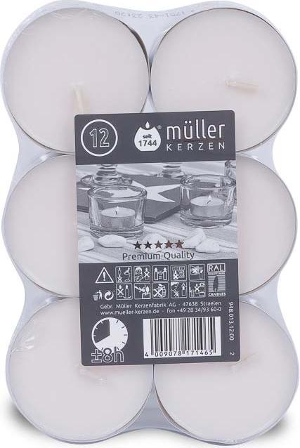 Image du produit müller Kerzen Maxi bougies chauffe-plat (12 pcs)