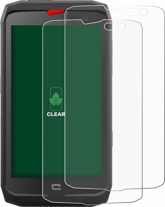 Produktbild ScreenLeaf Schutzfolie nachhaltiger Displayschutz Displayschutzfolie Folie Klar Transparent (2 Stück, Crosscall Action-X3)