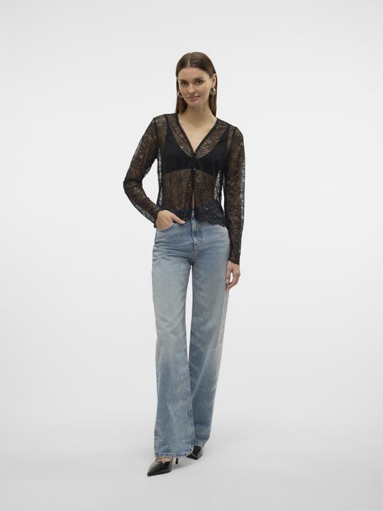 Produktbild Vero Moda VMTESSA Hohe Taille Weiter Beinschnitt Jeans Weit geschnitten (W27/L32)