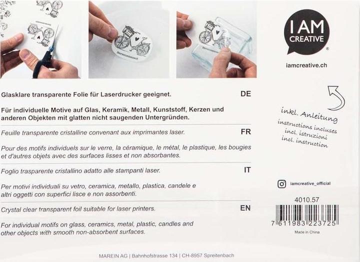 Produktbild I Am Creative Wasserschiebefolie