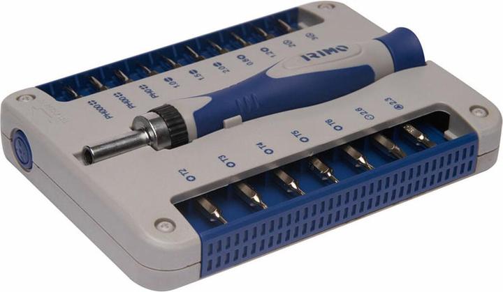 Irimo Knarren-Bithalter-Präzisionsschraubendreher-Satz mit 17 Bits, 4 mm (Pin-torx, Schlitz)