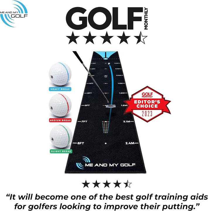 Actual product image Me and my Golf Breaking Ball Putting Mat (11 ft)