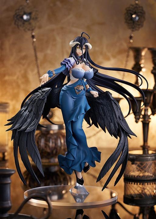Actual product image Good Smile Company Overlord Pop Up Parade SP PVC Statue Albedo: Jet Black Dress Ver. 25 cm
