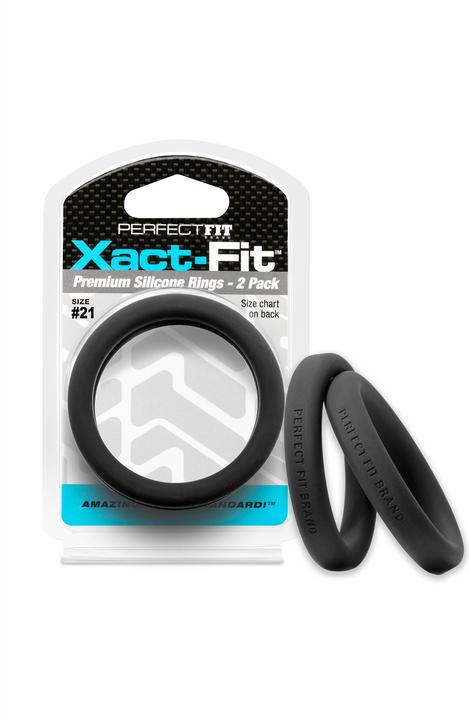 Actual product image PerfectFitBrand #21 Xact-Fit Cockring 2-Pack (5.30 cm)