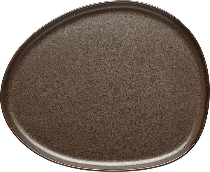 Produktbild RAW Metallic Brown - Organic lunch plate - 1 pcs (15548) (1 x, 21 cm)