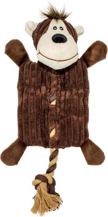 EBI Duvo+ Zoo Friends Mia Affe Flach (Plüschspielzeug Hund)