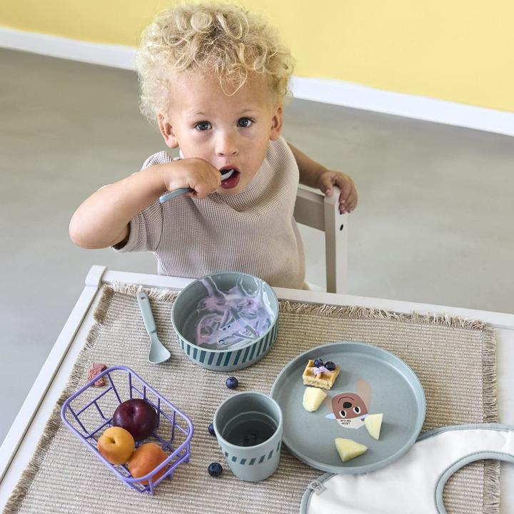 Produktbild Lässig Kinderschüssel Tiny Team Dog 350 ml, Grün