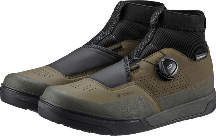 Actual product image Shimano GF800, SHOE, GREEN, STANDARD,FLAT, UNISEX, GR. 44 (44)