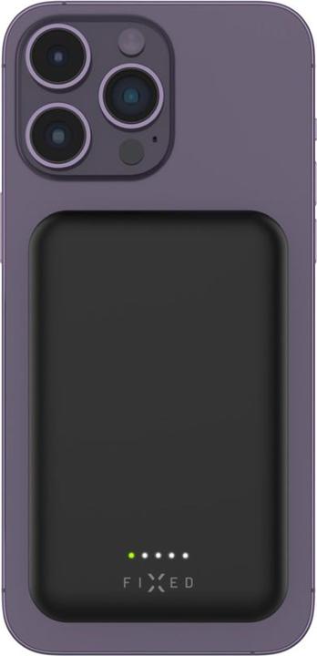 Produktbild Fixed MagZen Trådløs PD 20W Power Bank 10.000 mAh Sort Powerbank - Sort - 10000 mAh (10000 mAh, 20 W, 37 Wh)
