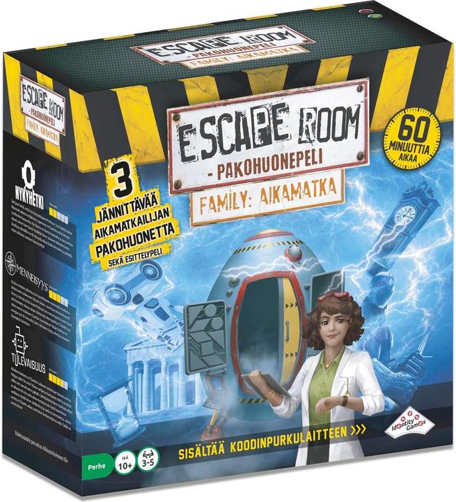 Identity games Escape Room Family Aikamatka -pakohuonepeli (Finnisch)
