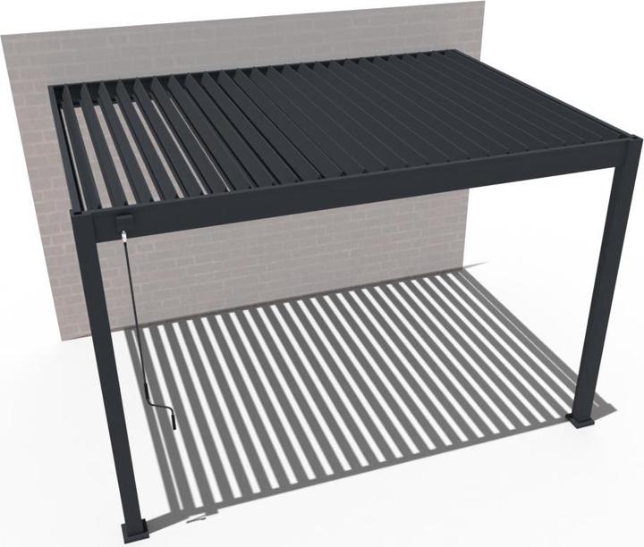 Immagine prodotto Weide Pergola a muro Deluxe Plus 3x4m antracite (400 cm, 300 cm)