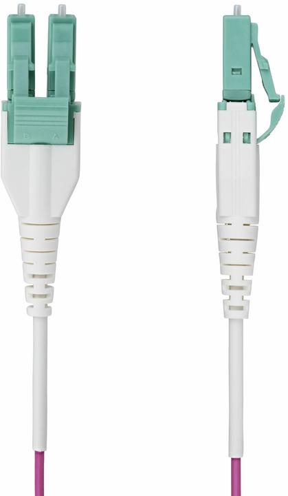 Produktbild StarTech 2M OM4 MULTIMODE FIBER CABLE UNIBOOT/OFNR RISER/100G (2 m)