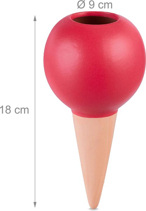 Actual product image Relaxdays 4x clay cone (Clay cone)