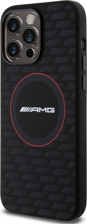 Image du produit Mercedes AMG AMHMP15L23SMRK iPhone 15 Pro 6.1" czarny/black hardcase Silicone Carbon Pattern MagSafe (Apple iPhone 15 Pro)