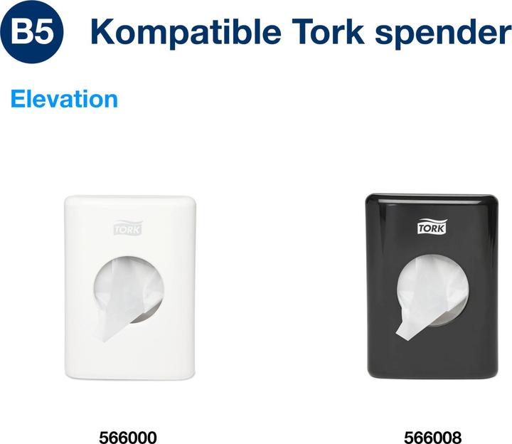 Produktbild Tork Hygienebeutel Premium B5 204041 HDPE (25 x, 2 l)