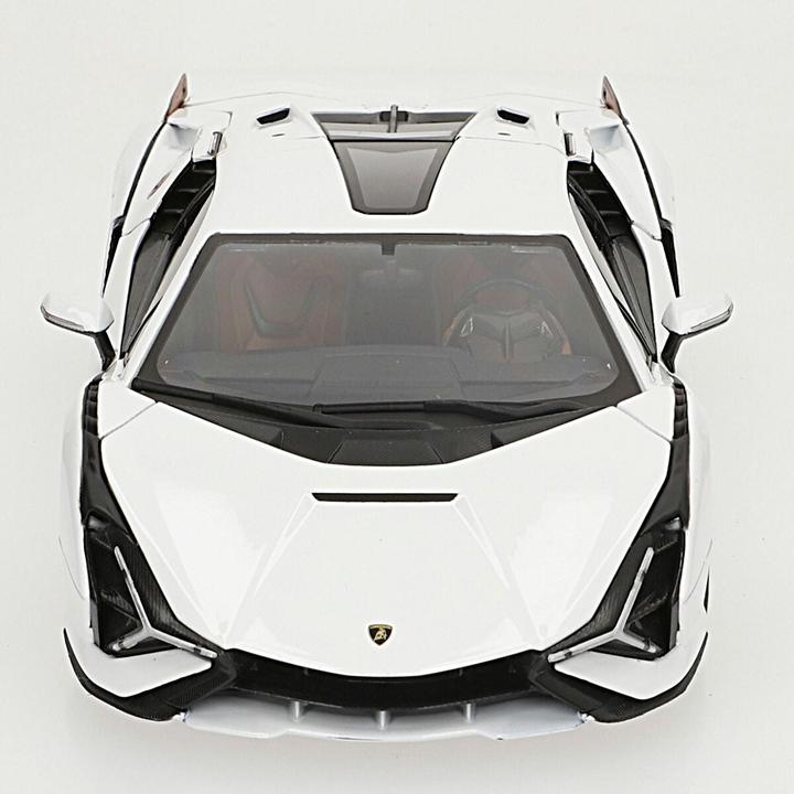 Actual product image Bburago Lamborghini Sian FKP 37 1/18 white / black