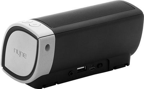 Actual product image Nyne CRUISERSLV Cruiser Portable Bluetooth Speaker, Black/Grey (12 h, Rechargeable battery operated)
