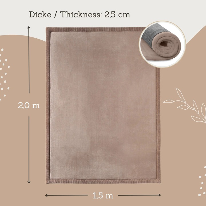 Image du produit Hakuna Matte XXL Samtmatte, Wolke (200 x 150 cm)