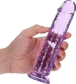 Productafbeelding RealRock Rechte Realistische Dildo Zuignap - 7" / 18