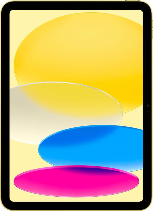 Apple iPad 2022 (10e génération) (WLAN uniquement, 10.90", 256 Go, Jaune)
