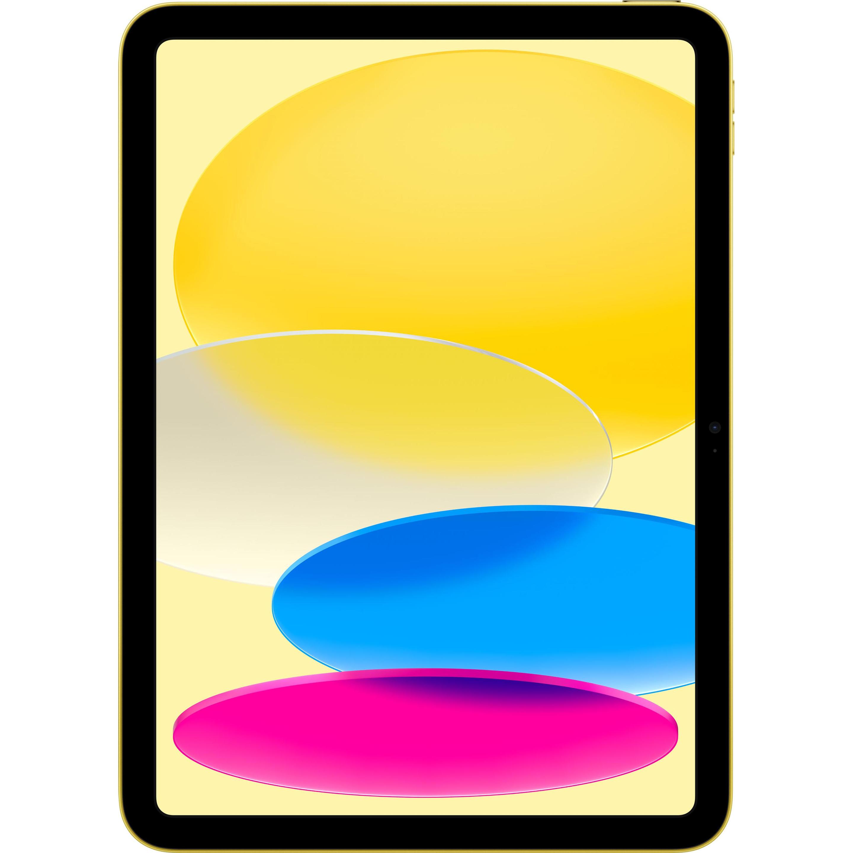 Apple iPad 2022 (10. Gen) (nur WLAN, 10.90", 256 GB, Yellow), Tablet, Gelb