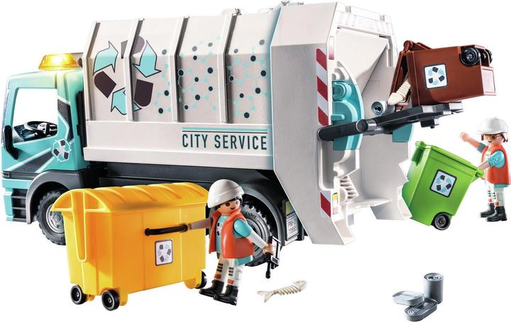 Immagine prodotto Playmobil 70885 Camion dei rifiuti con luce lampeggiante (70885, Playmobil City Life)