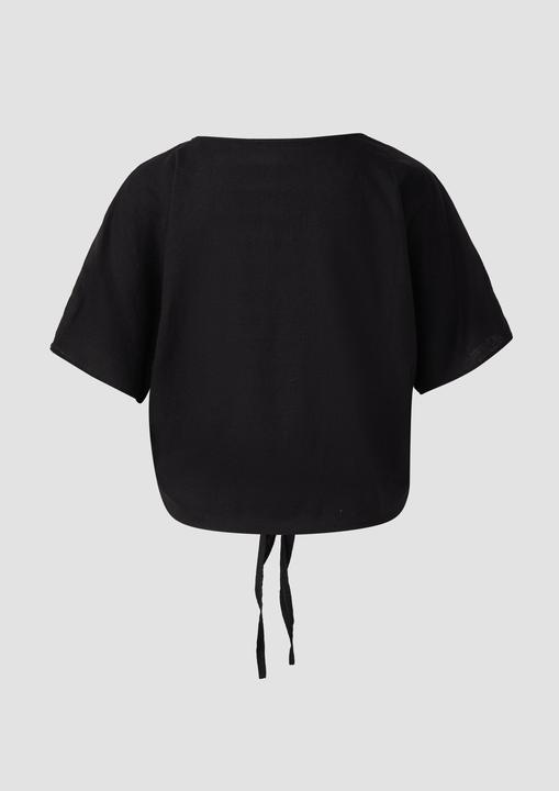 Immagine prodotto s.Oliver Bluse Verkürzte Leinenmix-Bluse im Relaxed Fit (32)