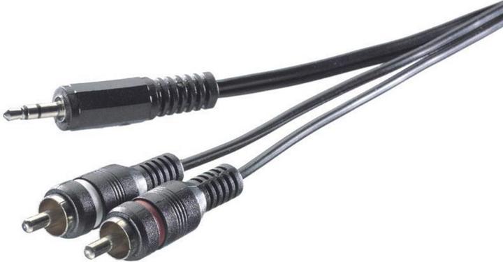 Produktbild SpeaKa Professional Adapterkabel 3.5 mm Klinke 2xCinch 3 m (3 m, Cinch)