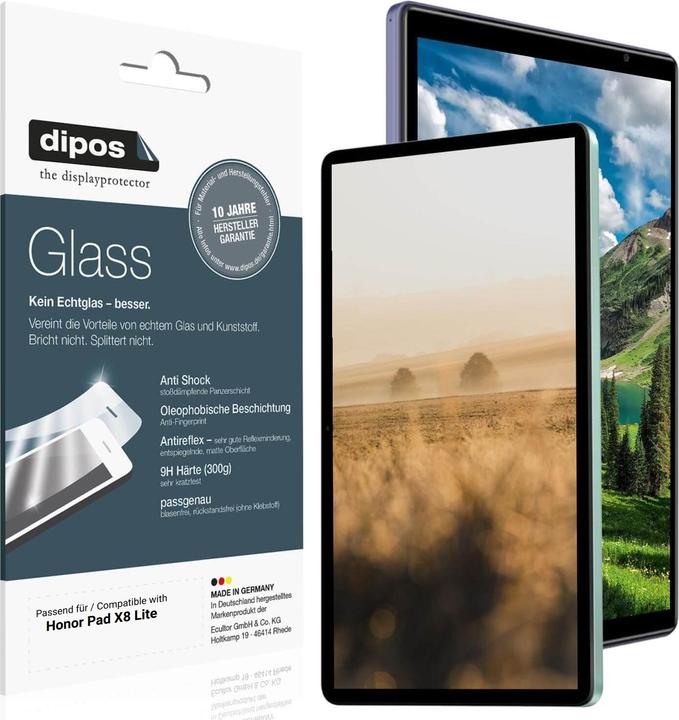 Actual product image Dipos Anti-Shock Screen Protector Matte (1 Piece, Honor Pad X8 Lite)