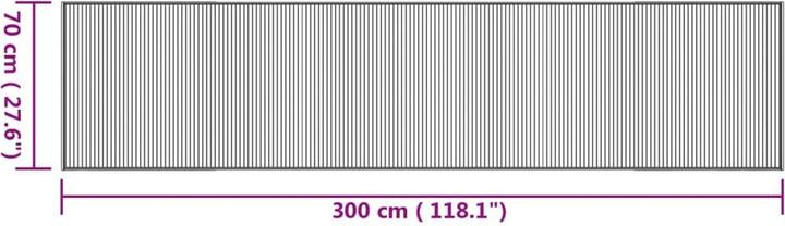 Produktbild vidaXL Teppich (70 x 300 cm)