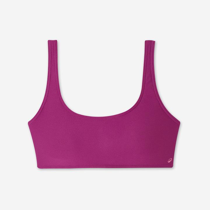 Immagine prodotto Olaian Women’s textured surf bralette bikini top - Aurely purple (36 DD, Banda radio 38 (2600 MHz))