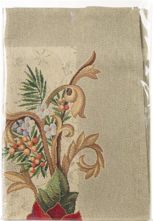 Produktbild Eurofirany Gobelin -Laufwerk mit dem Motiv des Bethlehem -Sterns, mit einem goldenen Faden 50 x 110 cm verwoben (110 x 50 cm)