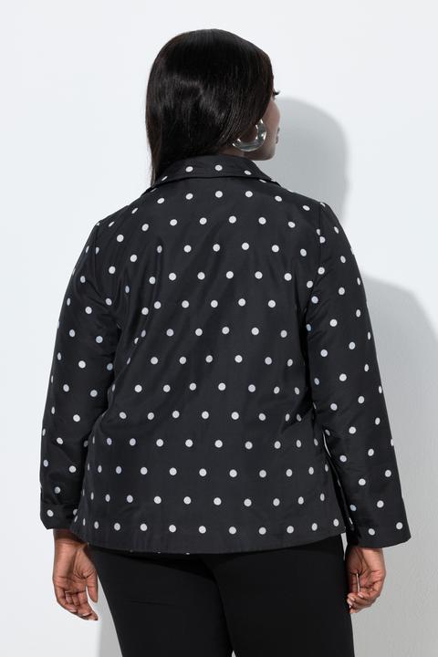 Actual product image Ulla Popken Jacquard Polka Dot Jacket (54)