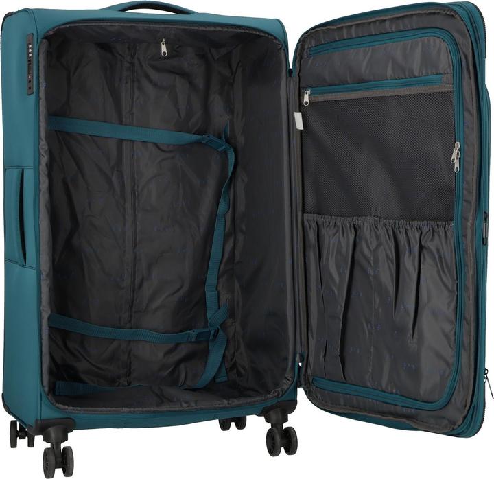 Actual product image D&N Travel Line 9504 4-wheel trolley L 76 cm with expansion fold (102 l)