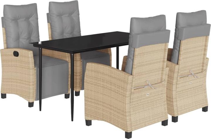 Produktbild vidaXL Garten Essgruppe (140 x 70 x 74 cm)