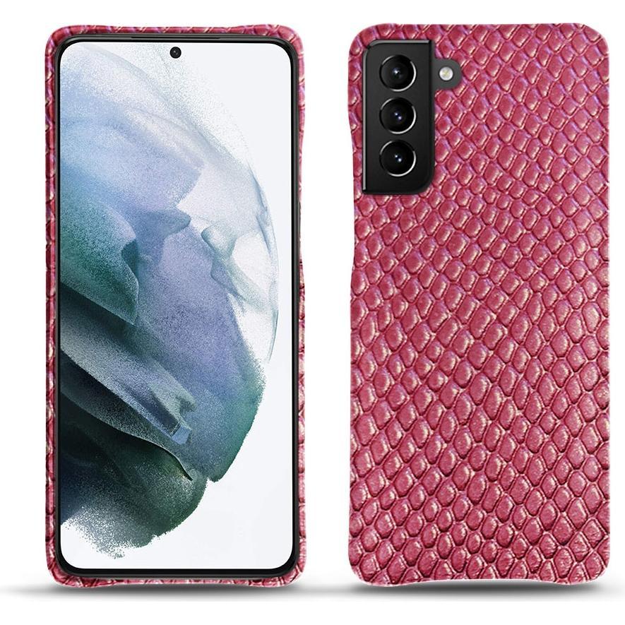 Noreve Lederschutzhülle (Samsung Galaxy S21+), Smartphone Hülle, Rosa